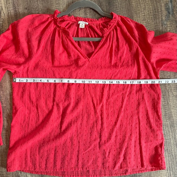 J Crew Factory Artist top in red swiss dot. Medium. Like new condition! - Picture 11 of 11